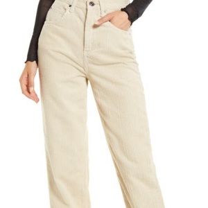 BDG cream corduroy pants